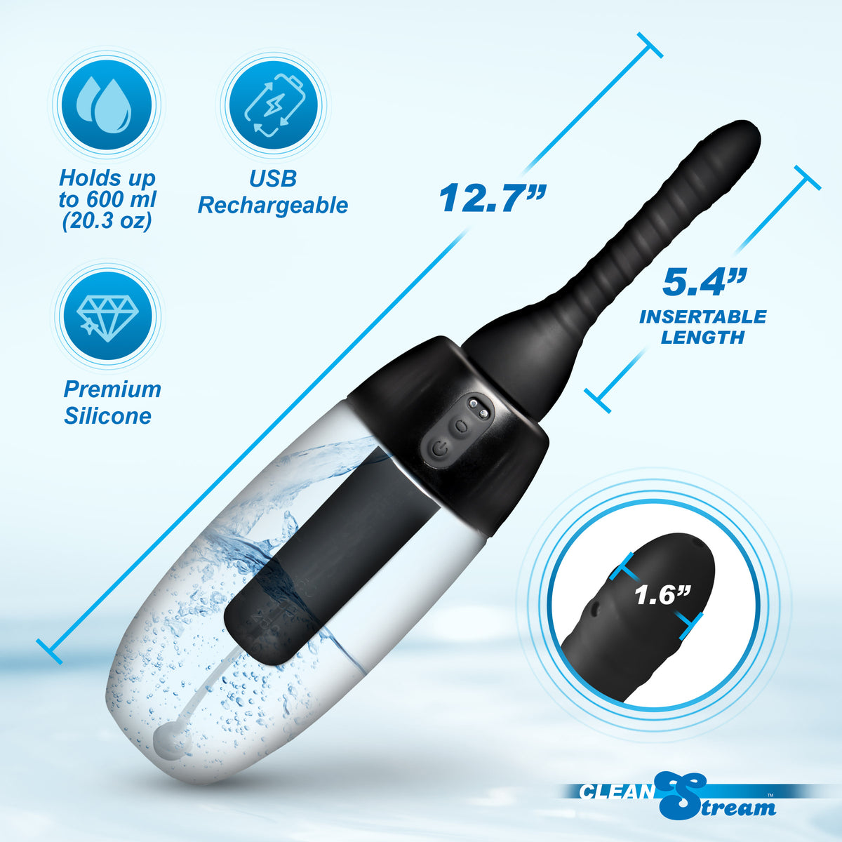 XL Spinning Automatic Enema Bulb