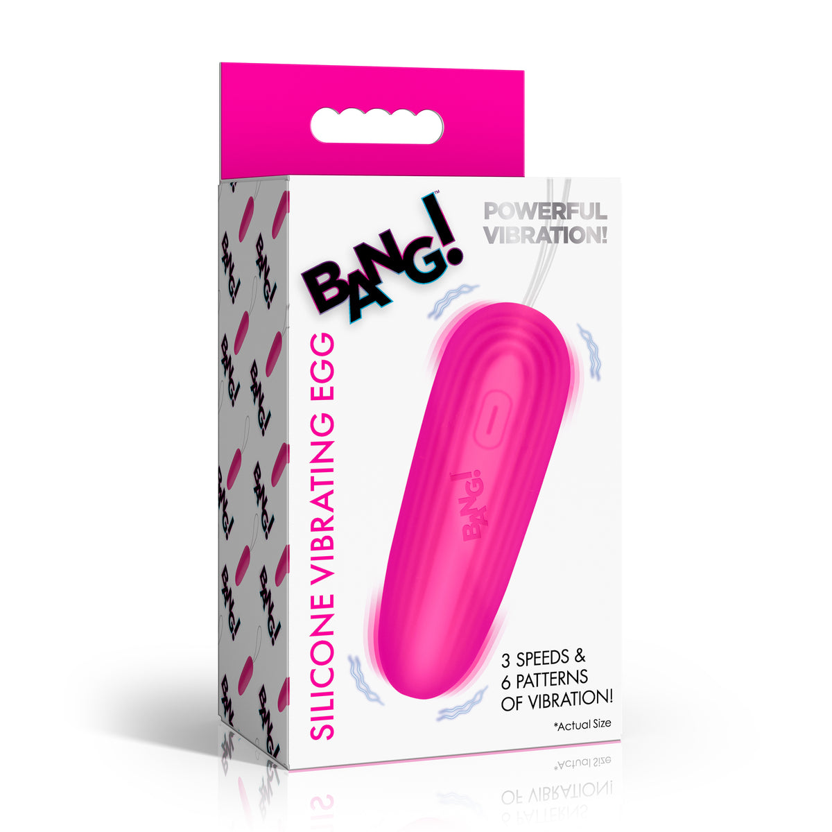 Silicone Vibrating Egg - Pink