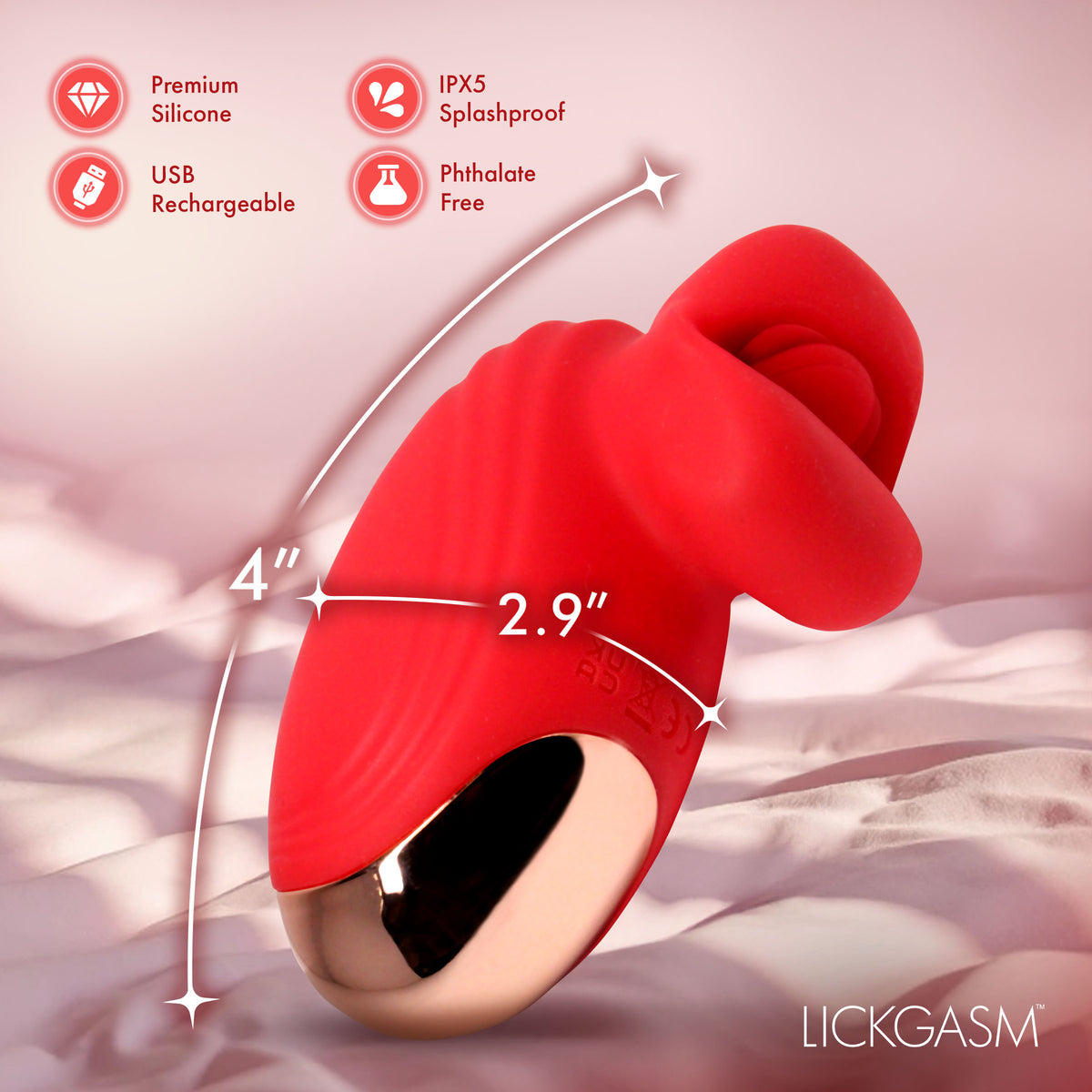 Mini Kisses Kissing and Vibrating Clitoral Stimulator