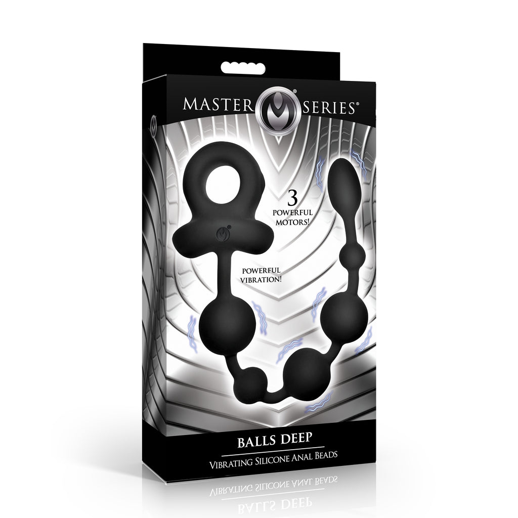 Balls Deep Vibrating Silicone Anal Beads