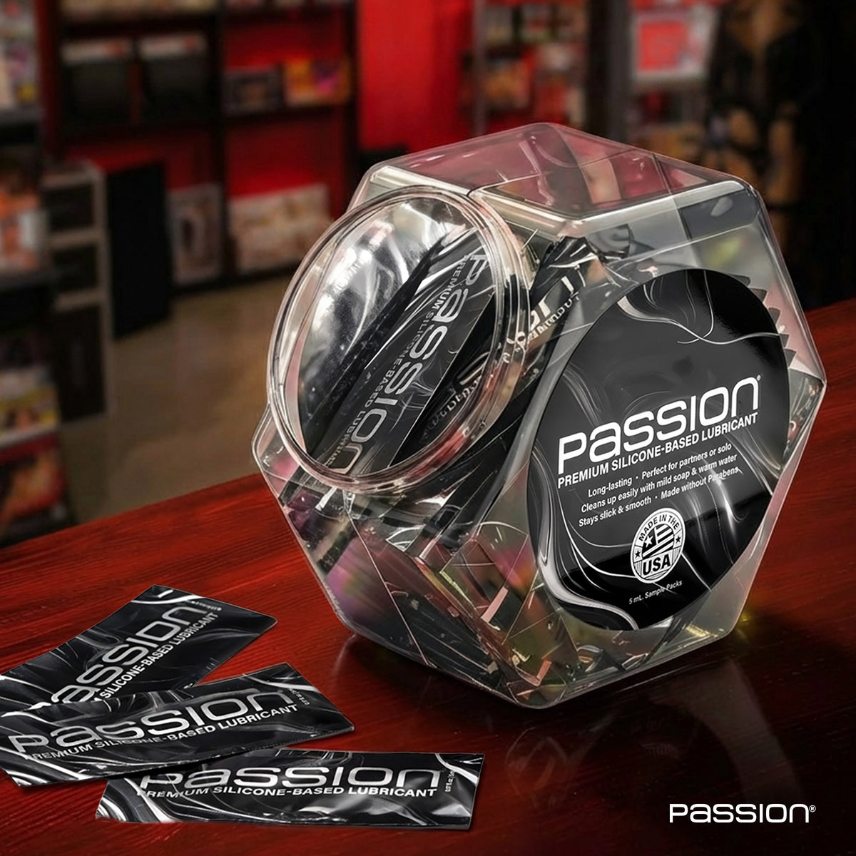 Passion Silicone 5mL Satchel 100 Pack
