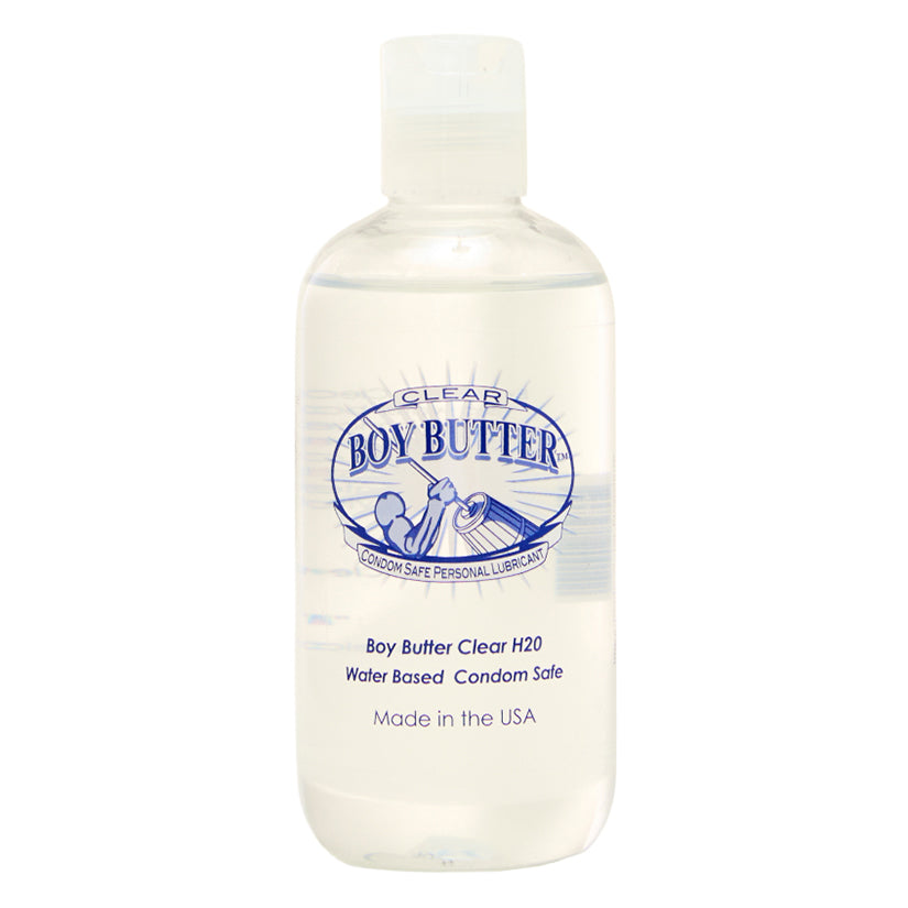 Boy Butter Clear Bottle 8oz [WS $12.50]