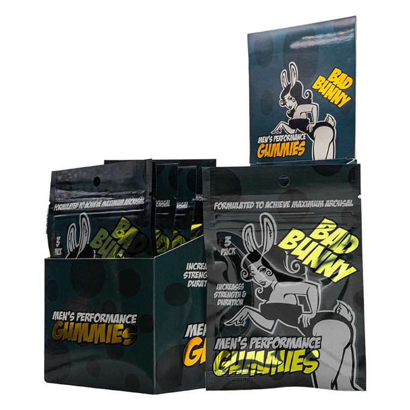 Bad Bunny Male Gummies Display of 24