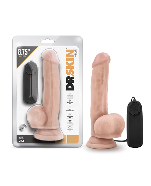 Blush Dr. Skin Dr. Jay 8.75" Cock w/Suction Cup - Vanilla