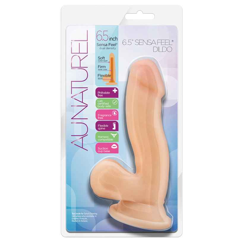 Au Naturel Sensa Feel Dildo-Beige 6.5"