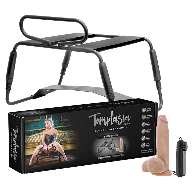 Blush Temptasia Surrender Sex Chair-Black
