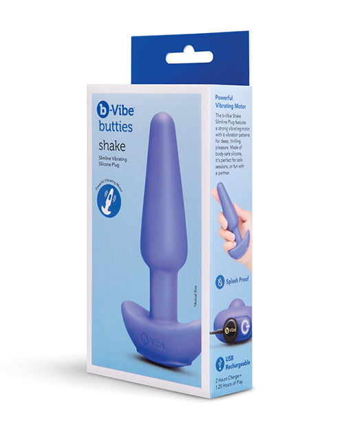 Shake Slimline Vibrating Silicone Plug