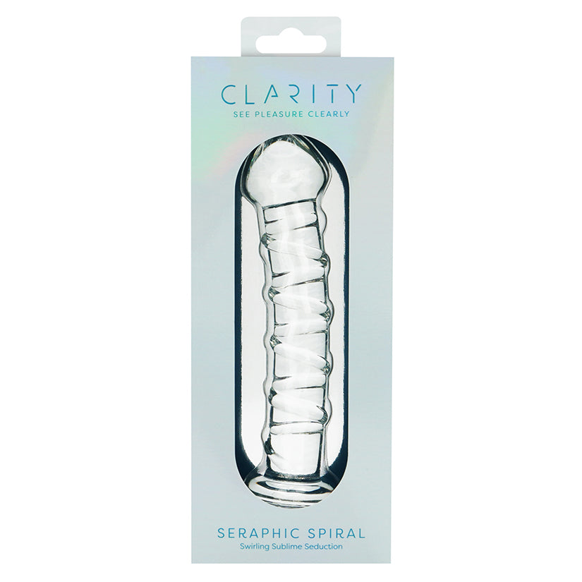 Clarity Glass Dildo Seraphic Spiral