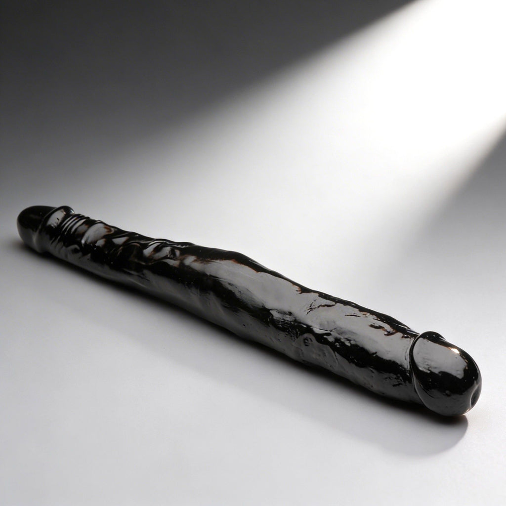 JOCK 13 Inch Tapered Double Dong Black