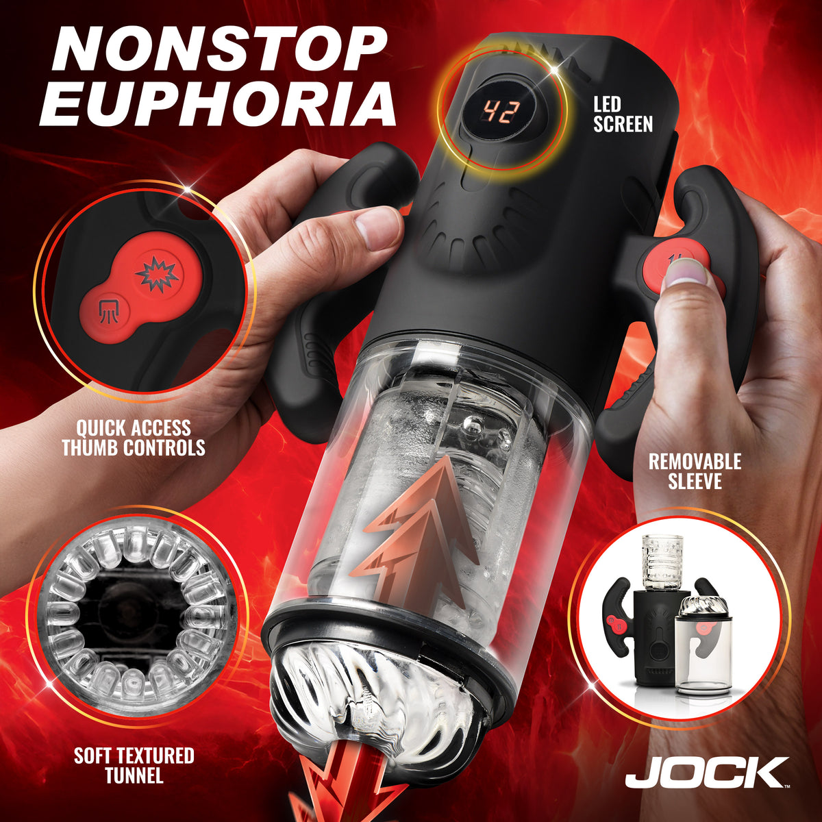 Spinning, Thrusting, & Sucking Masturbator