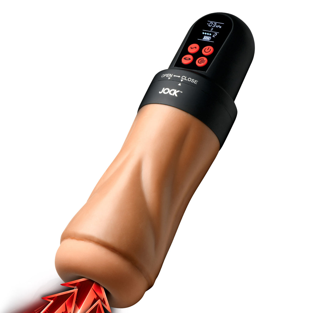 JOCK Sucking & Vibrating Masturbator