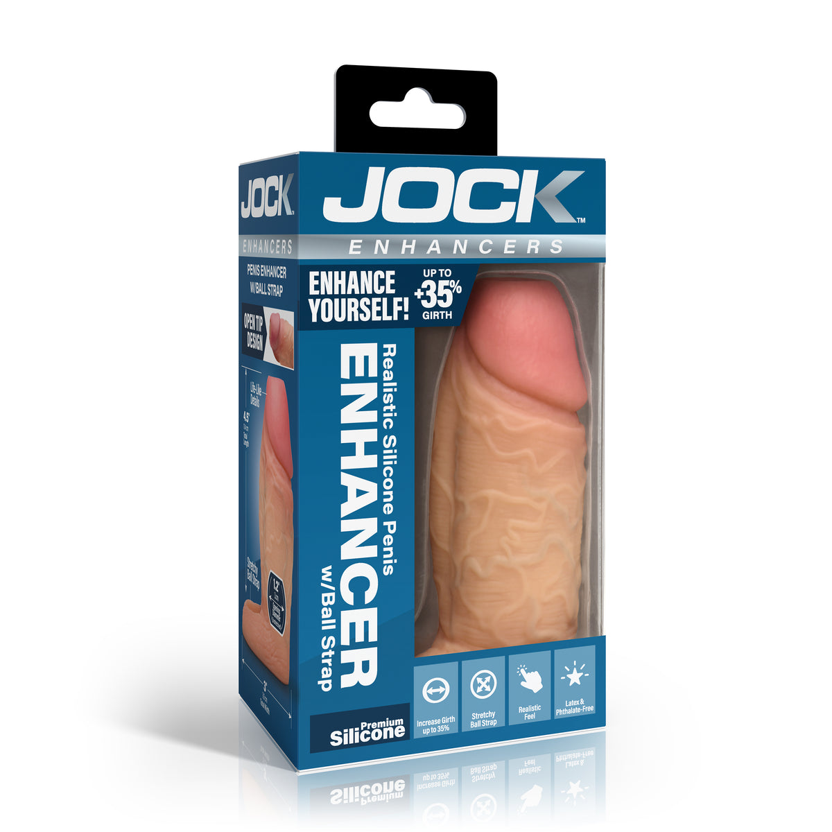 JOCK Enhancers Penis Enhancer with Ball Strap-Light