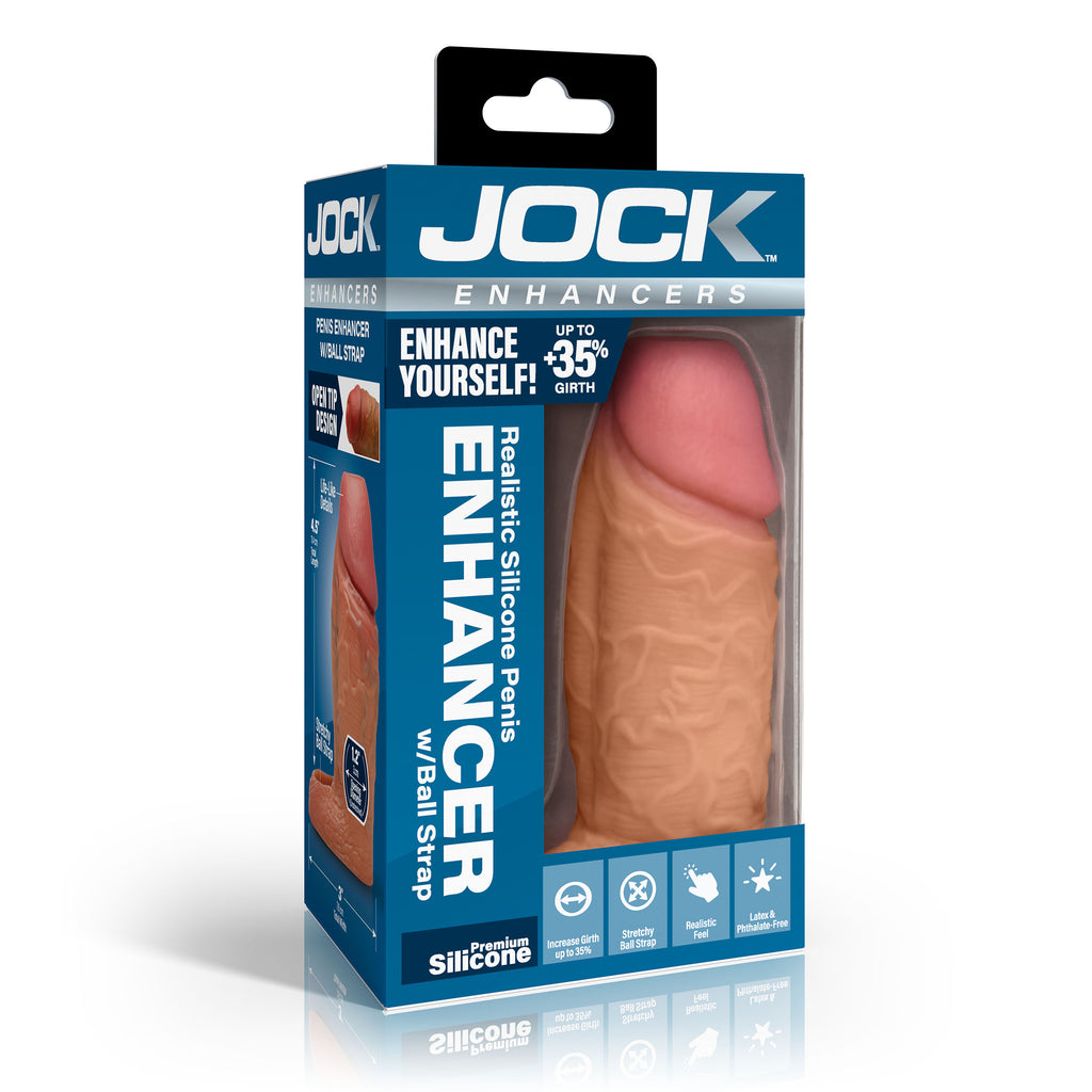 JOCK Enhancers Penis Enhancer with Ball Strap-Medium