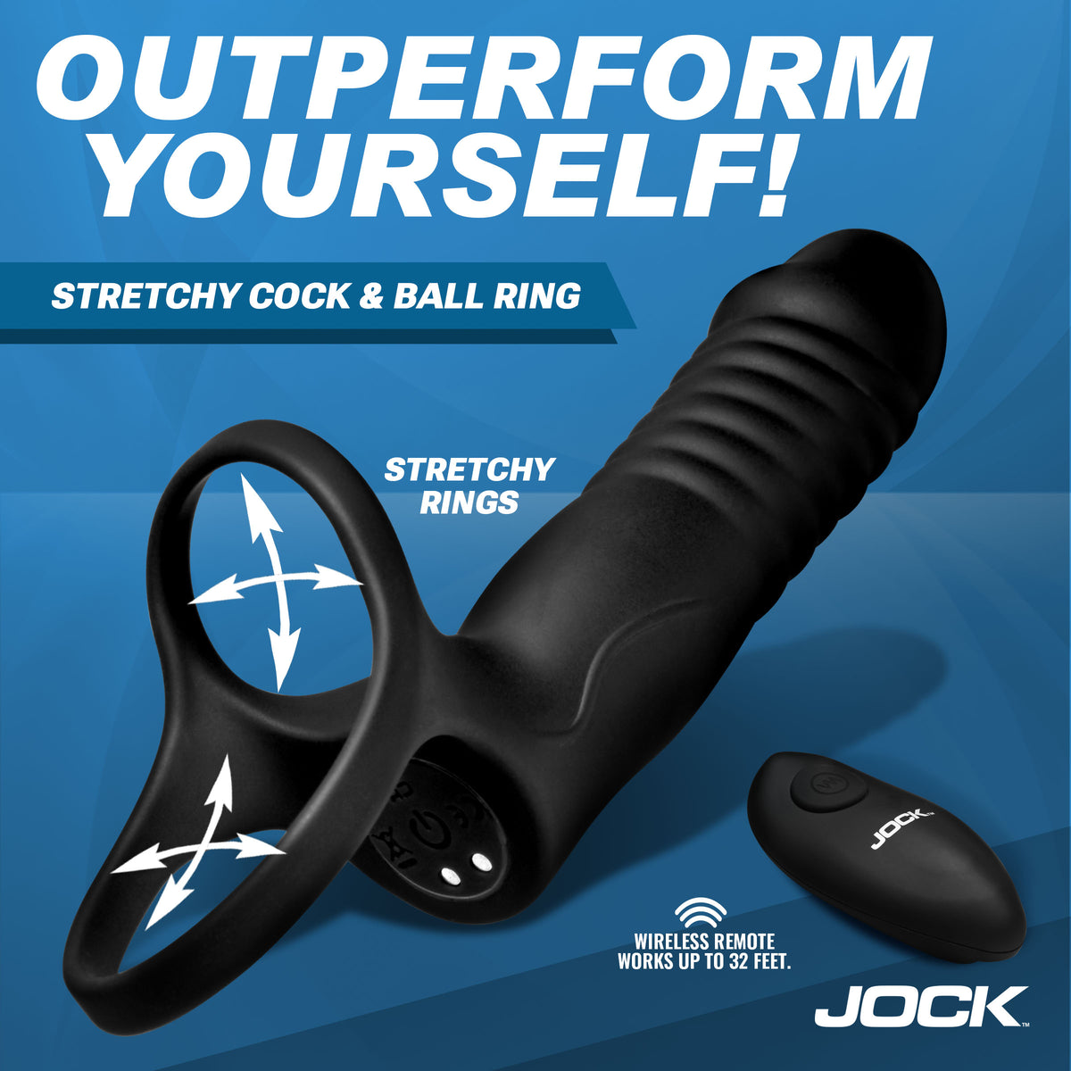 JOCK Enhancers Double Thrust Thrusting & Vibrating Double Penetration