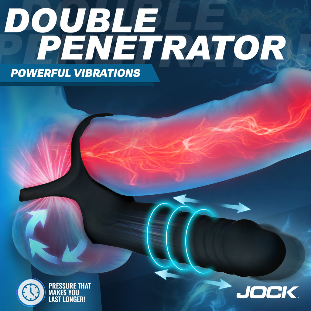 JOCK Enhancers Double Thrust Thrusting & Vibrating Double Penetration