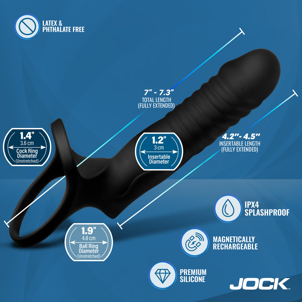 JOCK Enhancers Double Thrust Thrusting & Vibrating Double Penetration