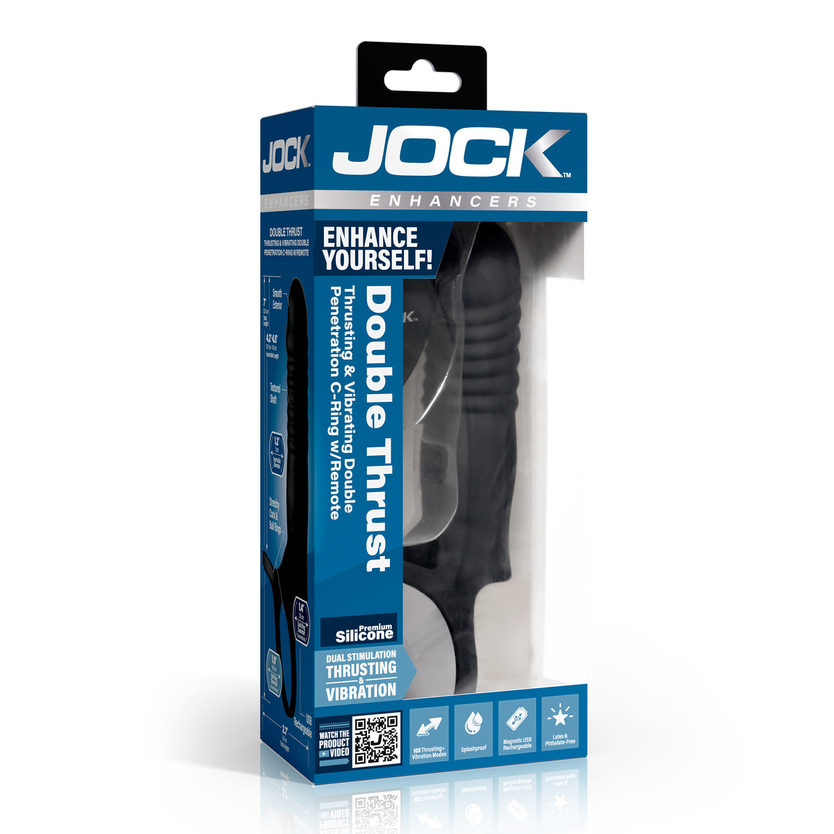 JOCK Enhancers Double Thrust Thrusting & Vibrating Double Penetration