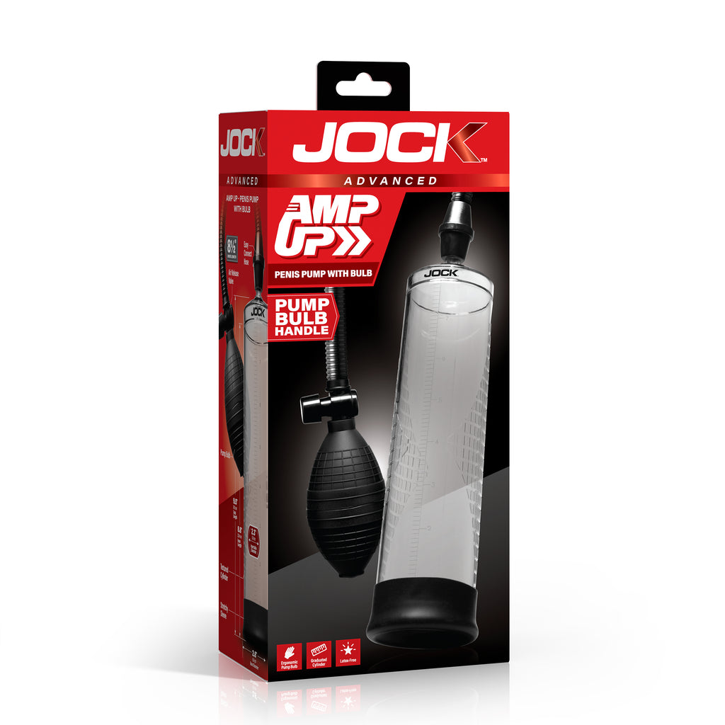 JOCK Advanced Amp Up Penis Pump with Bulb