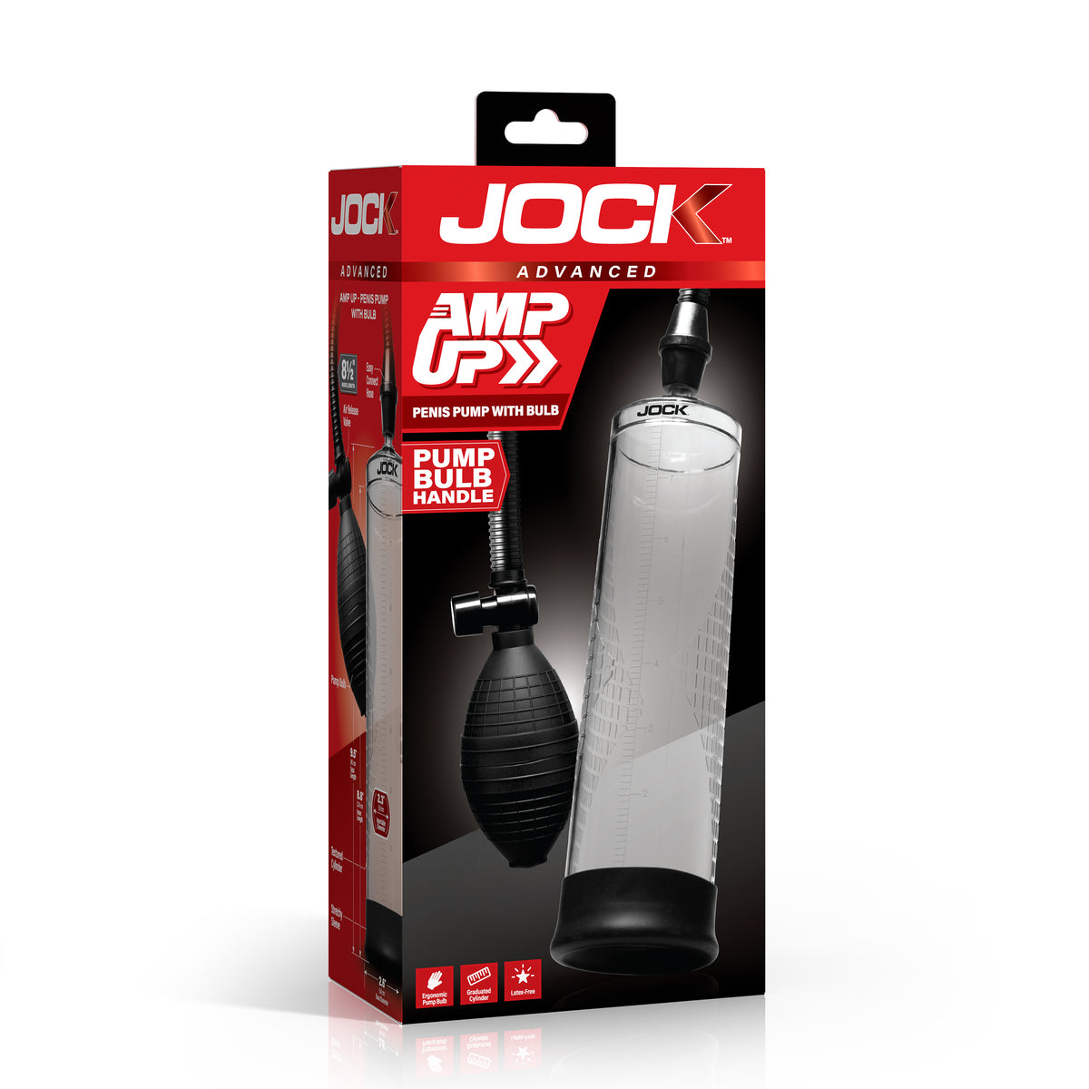 JOCK Advanced Amp Up Penis Pump with Bulb