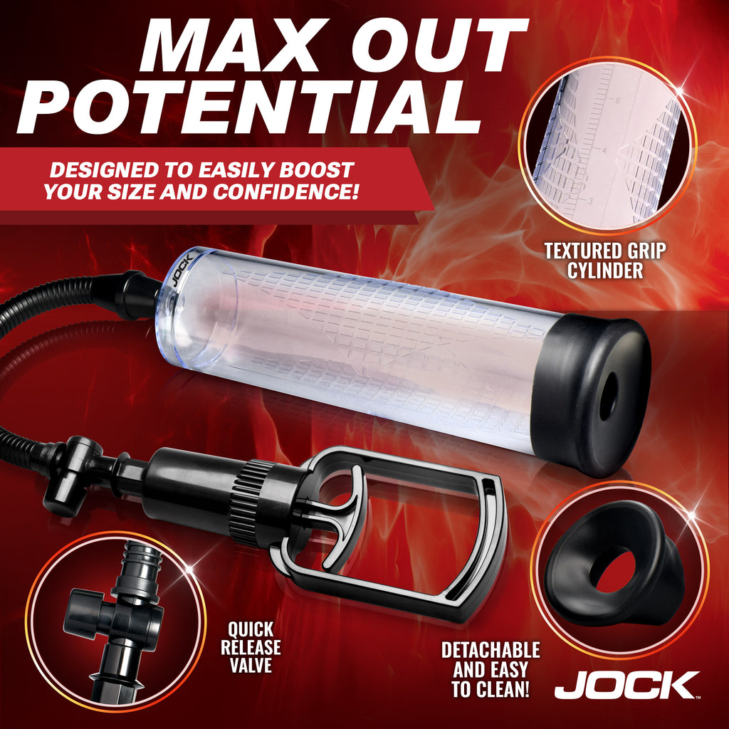 JOCK Advanced Amp Up Penis Pump with Pull Handle