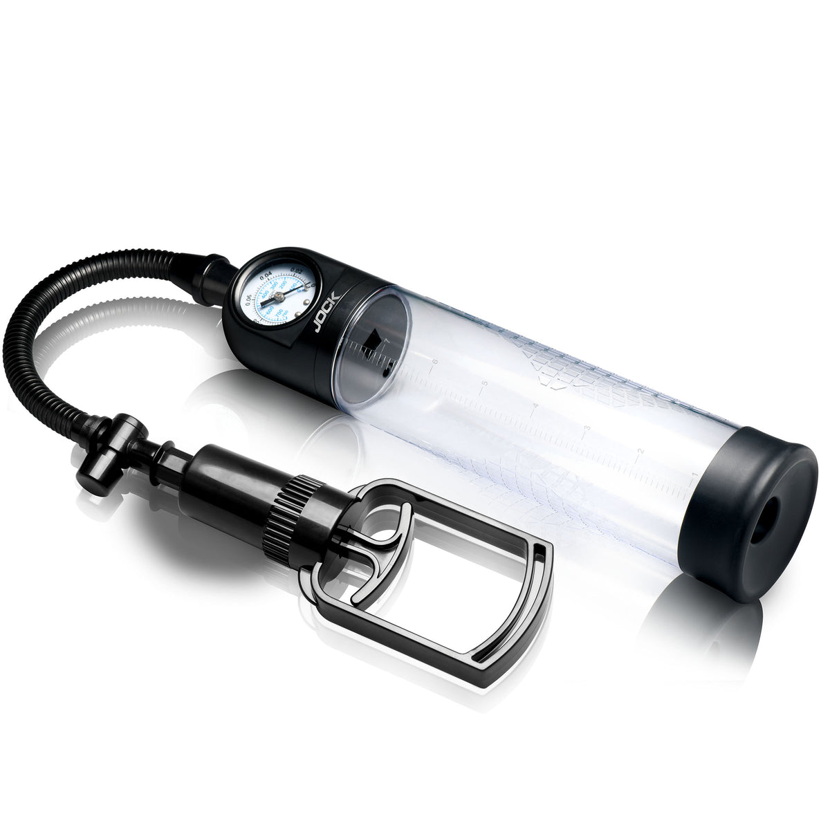 JOCK Advanced Pump Up Gauge Penis Pump with Handle