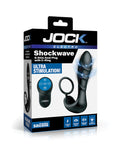 Curve Toys Jock Electro Shockwave E-Stim Anal Plug w/C-Ring