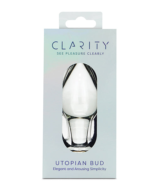 Clarity Glass Dildo - Utopian Bud
