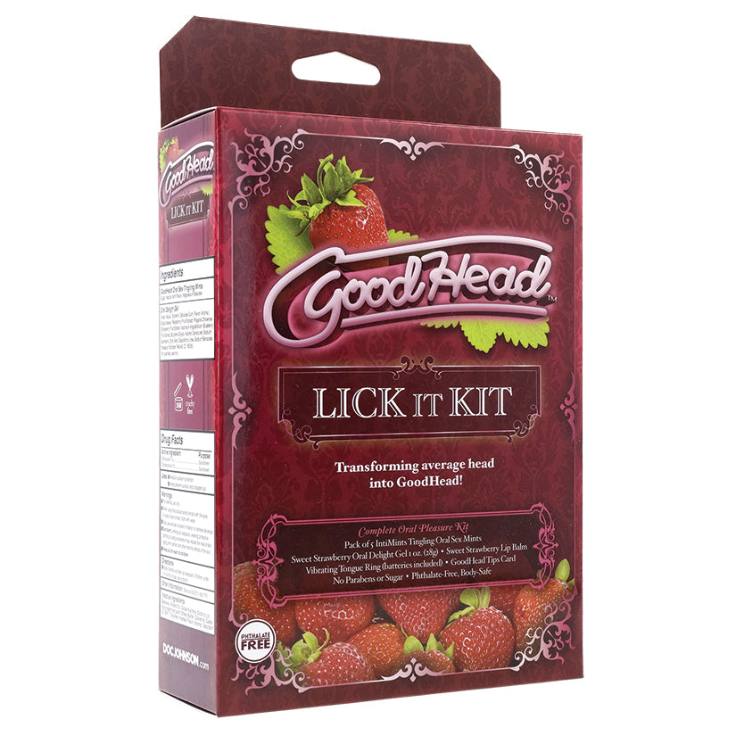 GoodHead Lick It Kit-Strawberry