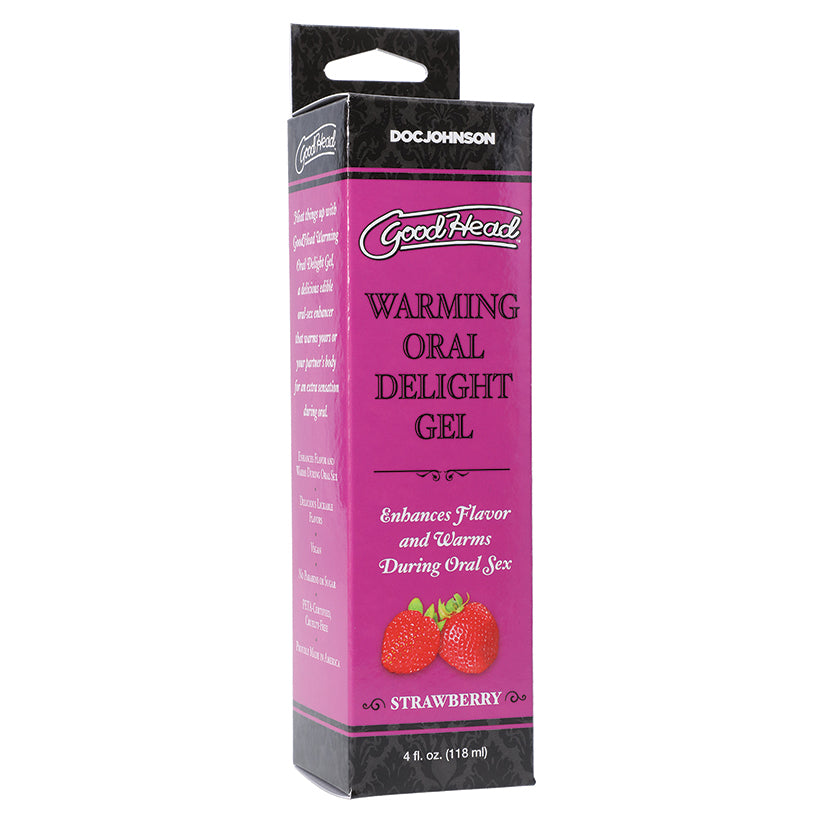 GoodHead Warming Head Oral Delight Gel-Strawberry 4oz [WS $8.35]