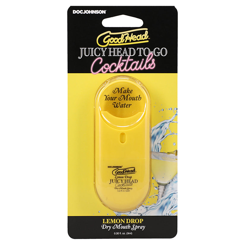 GoodHead Juicy Head Cocktails Dry Mouth Spray To-Go-Lemon Drop