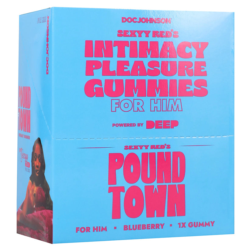 Sexyy Red His Sexual Stimulation Gummies Blueberry Display of 12