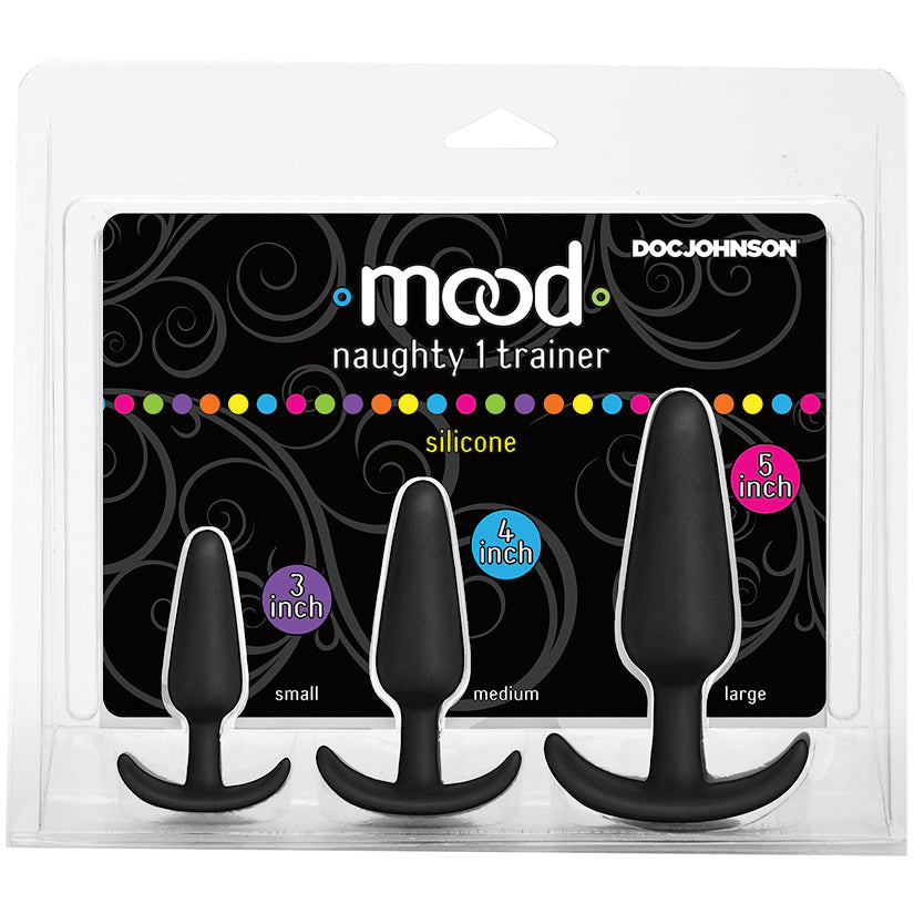 Mood Naughty 1 Silicone Trainer Set-Black