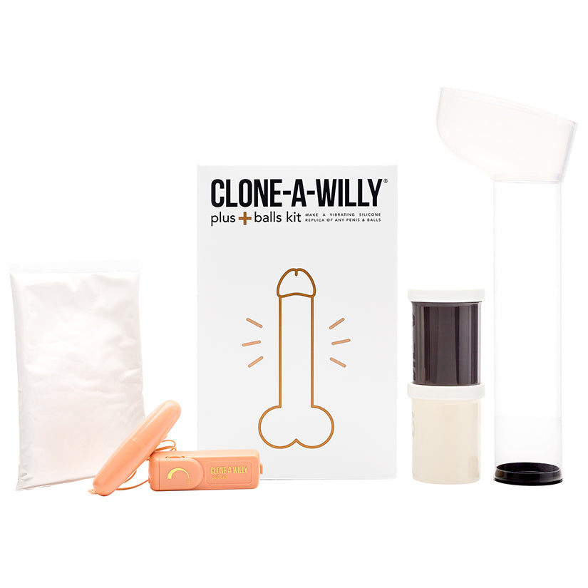 Clone-A-Willy Plus+ Balls Kit-Deep Skin Tone [WS $50.00]