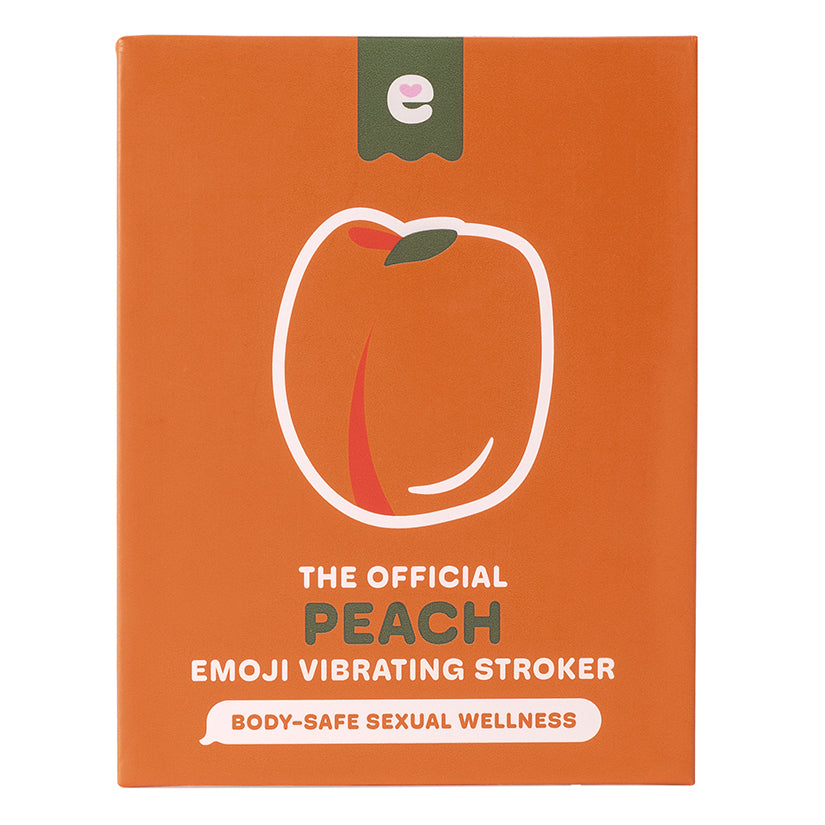 Emojibator Peach Vibrating Stroker