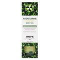 Exsens Organic Crystal Infused Body Oil-Aventurine Avocado 3.4oz