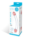 Glas Red Head Double Glass Dildo