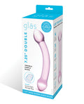 Glas Double Trouble Glass Dildo - Purple