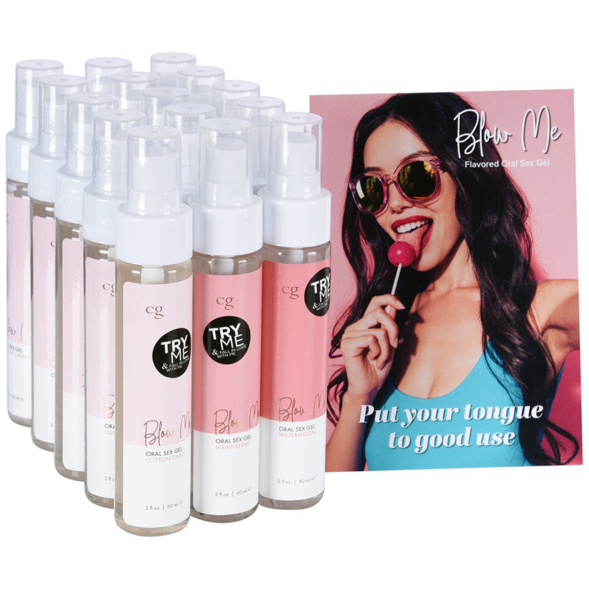 CG Blow Me Oral Sex Gel Bundle of 16pcs With Testers
