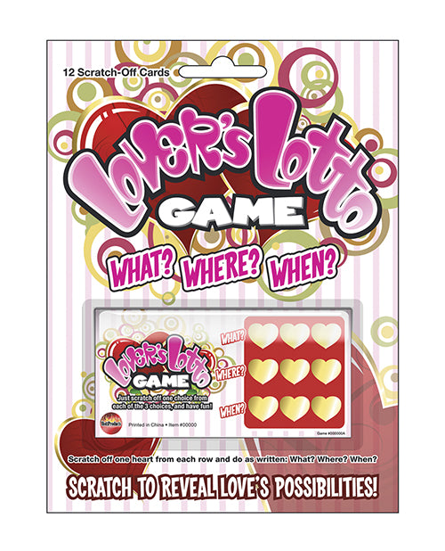 Lovers Lotto Game Scratch & Play Sex Game