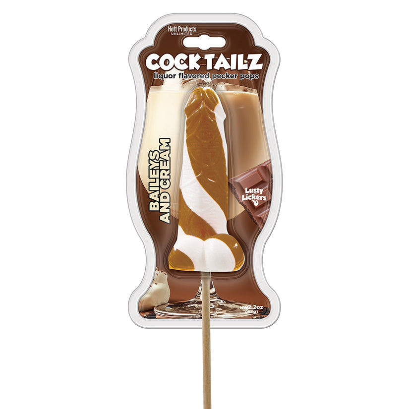 Cocktailz Liquor Flavored Pecker Pops Baileys & Cream