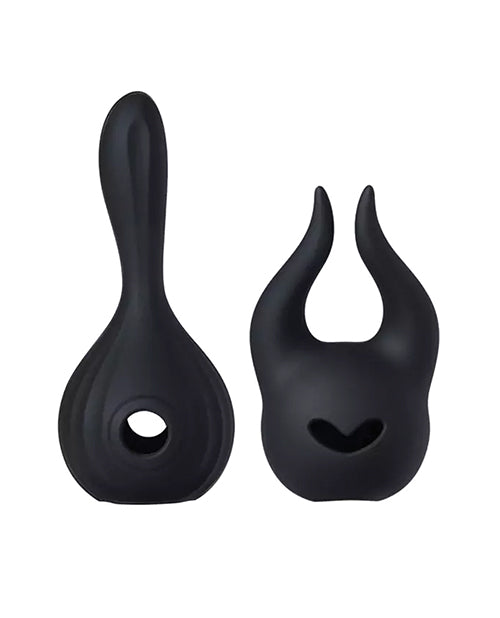 Horns Pomi Wand Attachments Bundle - Black