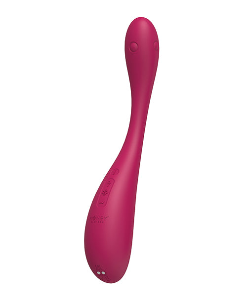 Puff App-Controlled Inflatable Kegel Ball - Dark Red