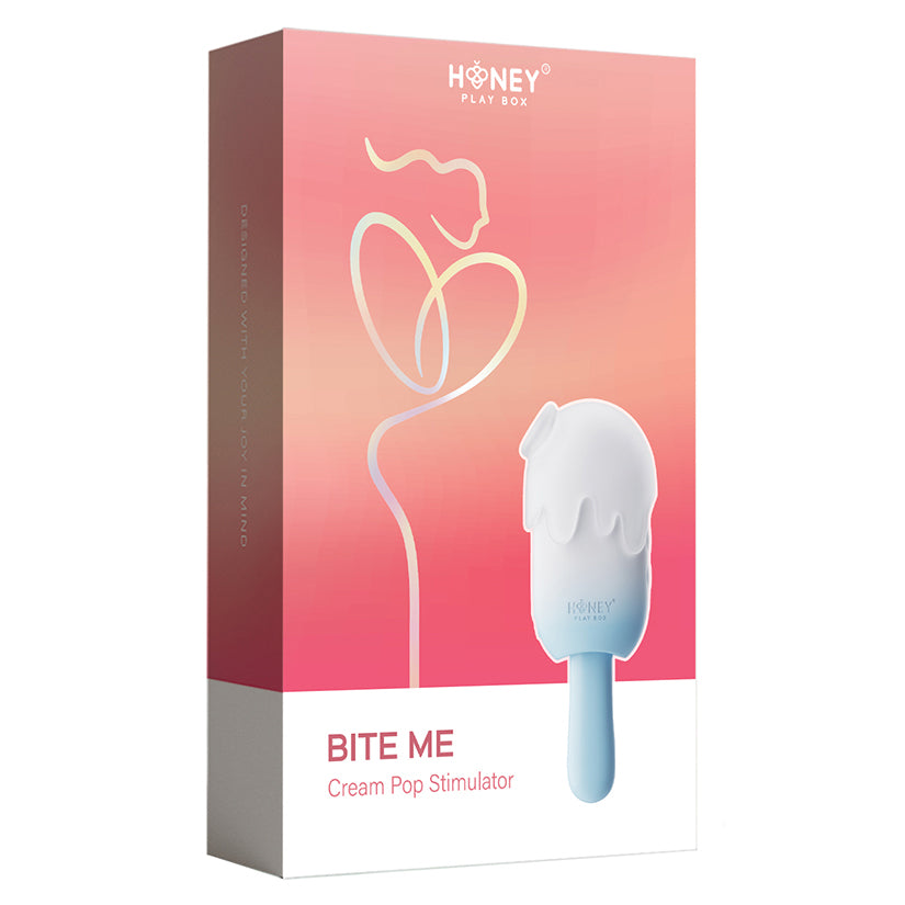 Honey Play Box Bite Me Cream Pop Stimulator-Blue [WS $39.90]