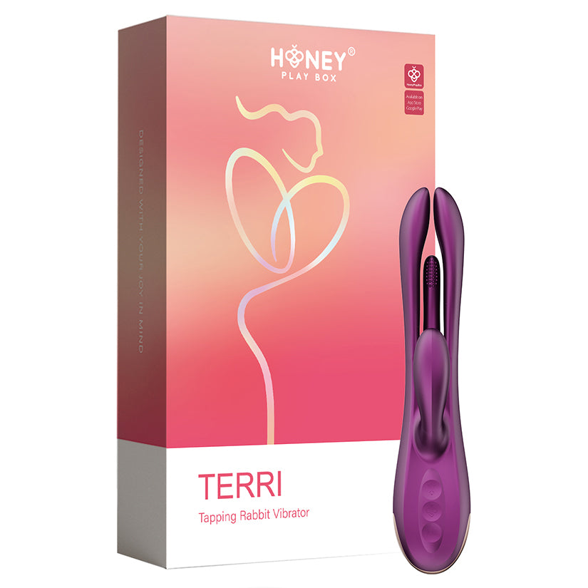 Honey Play Box Terri App Controlled Tapping Rabbit-Purple