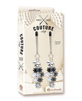 Couture Clips Luxury Nipple Clamps - Silver Falls