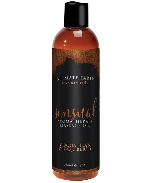 Intimate Earth Sensual Massage Oil - 120 ml Cocoa Bean & Goji Berry