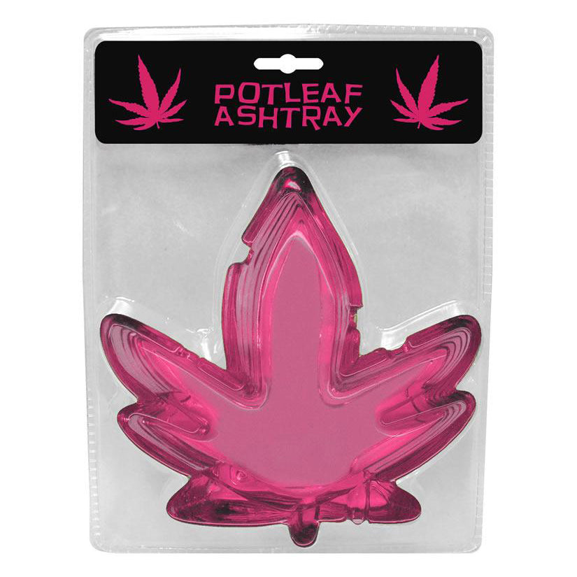 Pot Leaf Ashtray-Pink