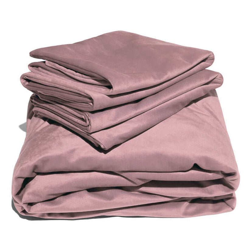 Liberator Fascinator Liquid Velvet Sheets-K Rose [WS $150.00]