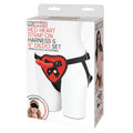 Lux Fetish Red Heart Strap on Harness & Dildo Set 5" [WS $25.00]