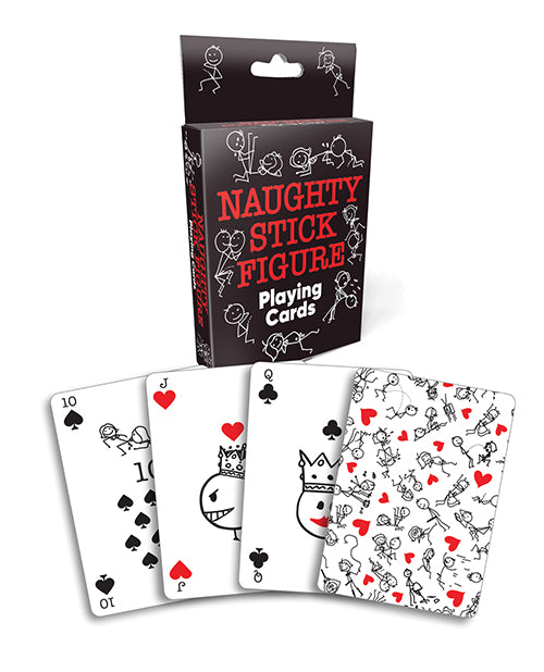 Naughty Stick Figure Playing Cards